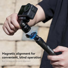 TELESIN Quick Release Mount Adapter Base for GoPro Accessories | Magnetic Camera Tripod Mounts for Insta360 DJI Osmo Pocket DJI Action Camera