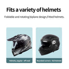 TELESIN Motorcycle Mount Helmet Chin Strap Clip, Dirtbike Bicycle Head Mounts Clamp Holder Attachment for GoPro Max Hero 12 11 10 9 8 7 6 5, Insta360 X2 X3 GO 2 Go 3, AKASO, DJI Action 3 4 Accessories