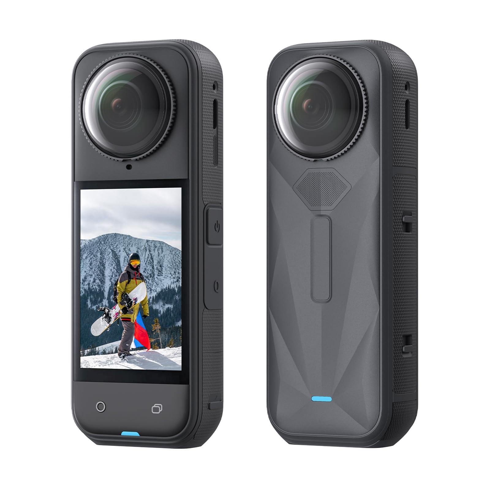 TELESIN Dual Lens Protection Cover For Insta360 X5 | Scratch Resistant Lens Protector X5