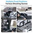 TELESIN Suction Cup with Magnetic Mount Kit for Insta360 GO3 | Car Motorcycle Holder Window Windshield Dashboard Attachment for Insta 360 GO 3 Accessory