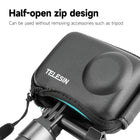 TELESIN Protective Carry Case for DJI Osmo Action 3 Action 4 with Half Open Port Design