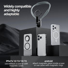 TELESIN Mobile Phone Magnetic Neck POV Mount | MagSafe Compatible Cell Phone Neck Holder Vlog Selfie Mount Hand Free Chest Stand for iPhone 16 15 14 13 12 Series Android Phones