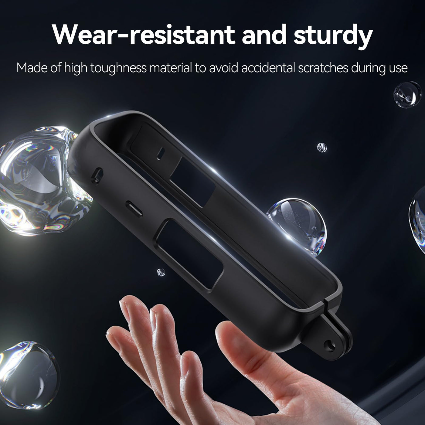 TELESIN Protective Case for Insta360 X4 | ElectronGeek Durable X4 Frame Cage with Mounting Flexibility