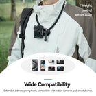 TELESIN Neck Mount SE2.0 with Air Cushion Chest Strap Mount | Hand Free POV Video Vlog Neck Holder for GoPro HERO Insta360 X4 Ace Pro DJI Action 3 4 5 Pro Osmo Pocket Action Camera