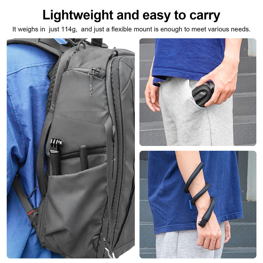 TELESIN Flexible Mount with Phone Holder for Action Camera and Mobile Phone