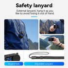 TELESIN Silicone Protective Case with Lens Cap & Lanyard for DJI Osmo Action 6 | Anti-Scratch Soft Cover Dustproof Protection for Action 6 (Black)