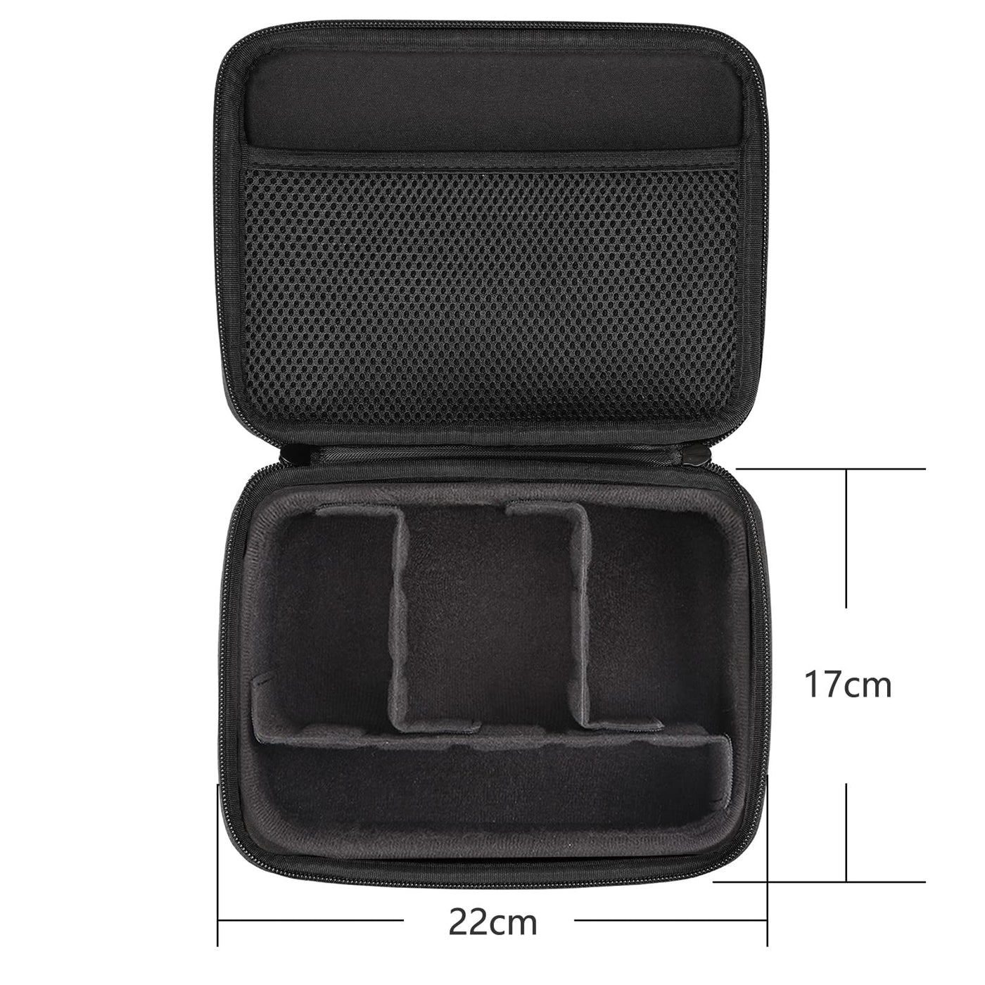Carrying Case for Action Camera Accessories Compatible with GoPro, DJI Osmo Action, OSMO Pocket, Insta360 Action Camera with Customizable Divider