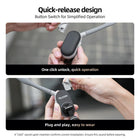 TELESIN Magnetic Neck POV Mount for Mobile Phone | Cell Phone Neck Holder Vlog Selfie Mount Hand Free Chest Stand Strap for iPhone 15 14 13 12 Series Android Phones - Grey