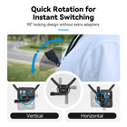 TELESIN Neck Mount SE2.0 with Air Cushion Chest Strap Mount | Hand Free POV Video Vlog Neck Holder for GoPro HERO Insta360 X4 Ace Pro DJI Action 3 4 5 Pro Osmo Pocket Action Camera