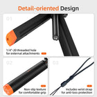 TELESIN Floating Hand Grip Tripod Waterproof Extendable Selfie Stick for GoPro Insta360 DJI Osmo Action Camera