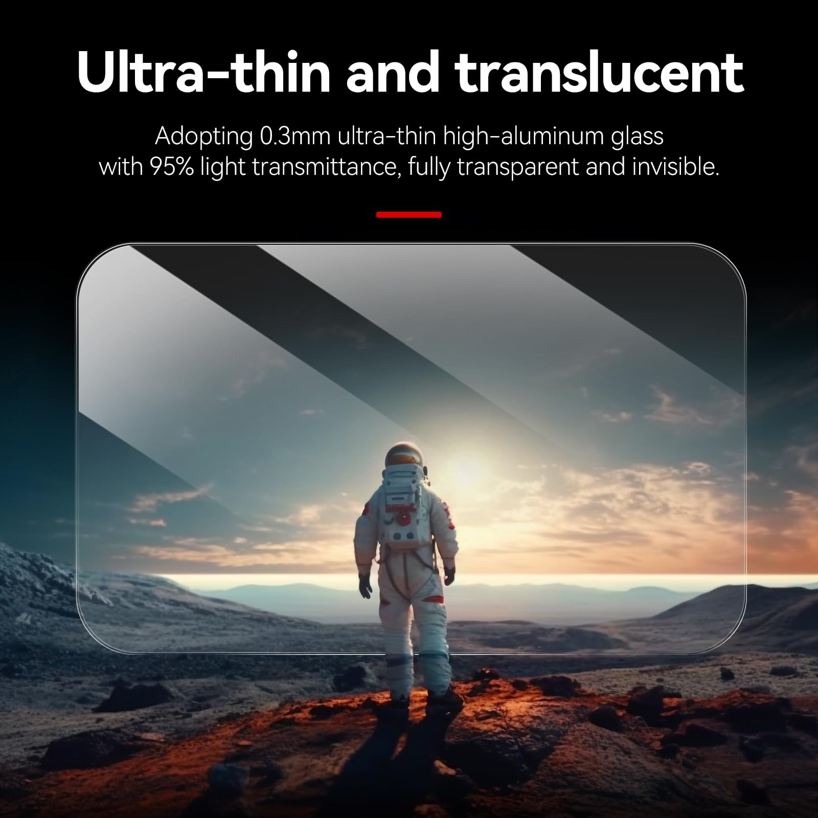 TELESIN Screen Protector for Insta360 Ace Pro 2 - | Lens & Black Screen Tempered Glass + Front Screen HD Film