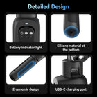 TELESIN Shorty Power Grip Rechargeable Selfie Stick with Remote Control for GoPro HERO13/12/11/10/9/MAX | 5000mAh Battery Tripod Stand Extension