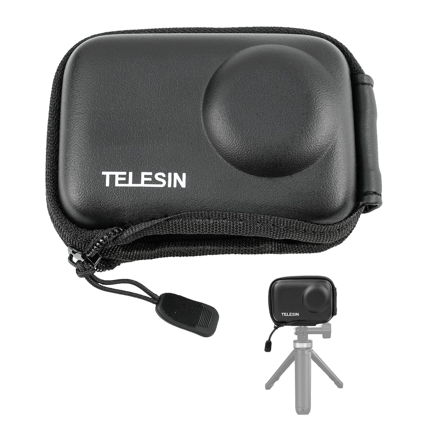 TELESIN Protective Carry Case for DJI Osmo Action 3 Action 4 with Half Open Port Design