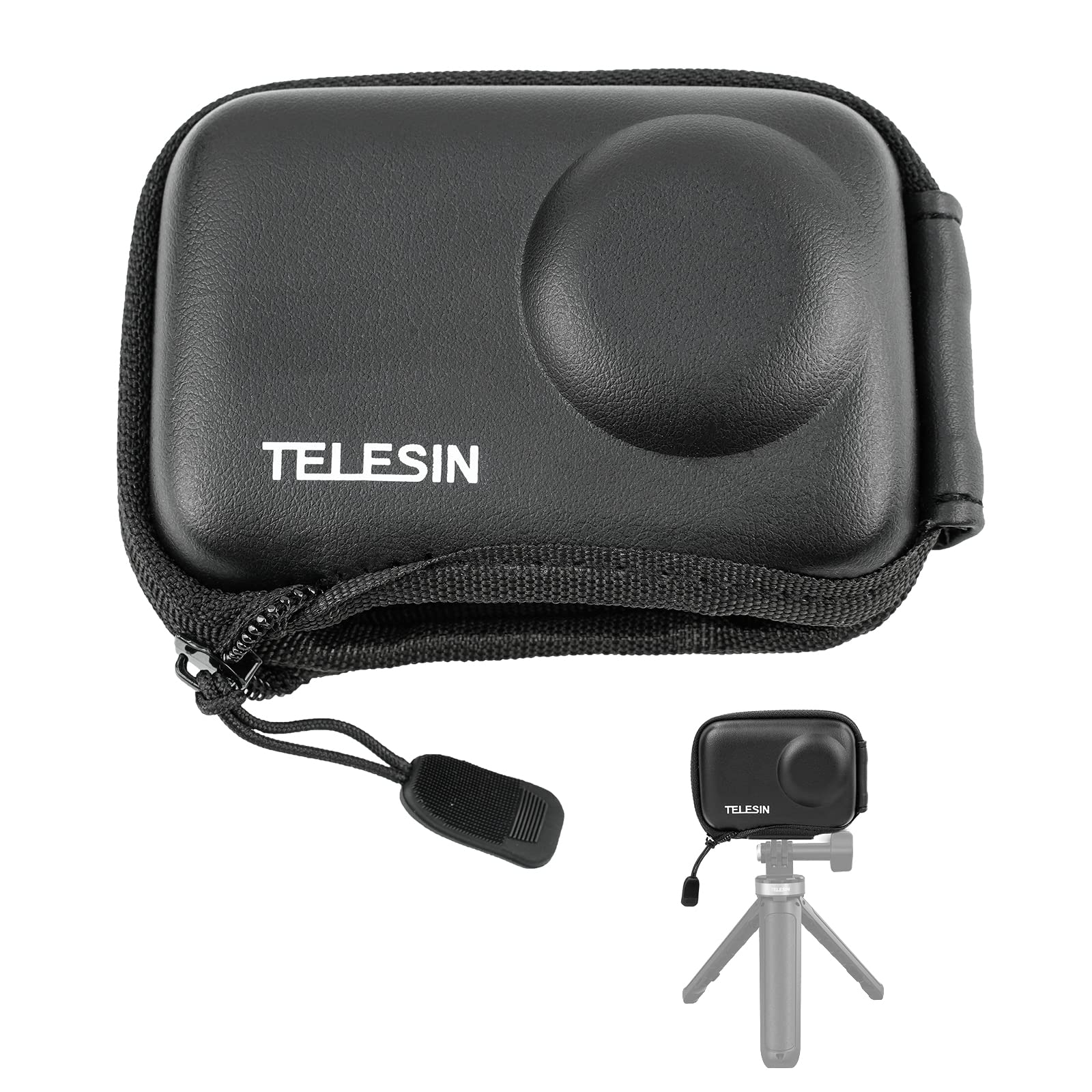 TELESIN Protective Carry Case for DJI Osmo Action 3 Action 4 with Half Open Port Design