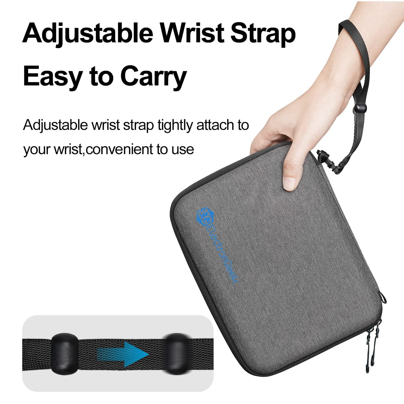 Carrying Case for Action Camera Accessories Compatible with GoPro, DJI Osmo Action, OSMO Pocket, Insta360 Action Camera with Customizable Divider
