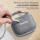 TELESIN Small Carry Case for Insta360 GO3 GO2, GoPro, DJI Osmo Action | Protective Case | Portable Storage Bag
