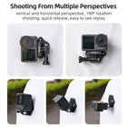 TELESIN Magnetic Action Camera Mount, Chest Neck Snap Mount Halter Set Compatible with GoPro, Insta360, DJI Osmo Action
